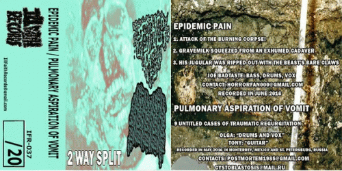 Epidemic Pain : Epidemic Pain - Pulmonary Aspiration of Vomit
